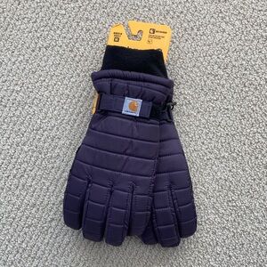 NEW Carhartt Waterproof Insulated Quilted Knit Cuff Glove Women’s Medium NWT